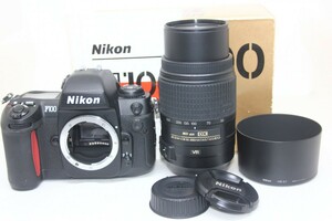 Nikon ニコン AF 一眼レフカメラ F100 BLACK レンズセット #0093-745