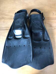 USED(中古) SCUBAPRO スキューバプロ JET FIN ジェットフィン (NO.002) サイズ:L カラー:ブラック made in USA ダイビング用