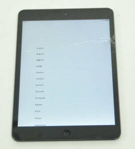 Apple iPad mini 2 Wi-Fi A1489 スペースグレイ 16GB 