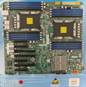 SuperMicro X11DPH-T DUALXeon LGA3647【XeonPlatinum8160ES２個付属】（動作確認済、中古）