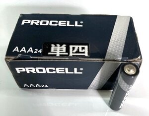 ★4520146252607 デュラセル社 プロセル PROCELL まとめ売り 乾電池 単4ｘ24本入 PC2400 / AAA24 未使用 ★