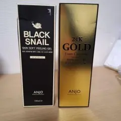 ANJO BLACK SNAIL　&　24k GOLD Cleansing