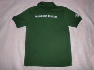 ★BEAMS×FRESHNESS BURGER スタッフポロシャツ S フレッシュネスバーガー by Uniform Circus BEAMS 支給ユニフォームポロ グリーン