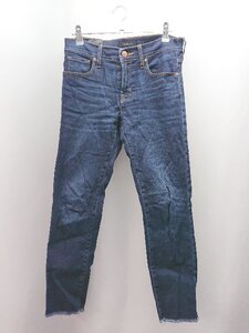 ◇ ２３区DENIM ジーンズ ローライズ スキニー オールシーズン デニムパンツ サイズ36 ブルー レディース E