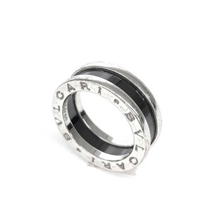 ◆BVLGARI ブルガリ SVリング 48◆ シルバーカラー Ag925 レディース セーブザチルドレン ビーゼロワン 指輪 accessory アクセサリー