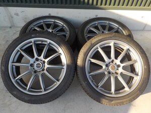 5H■溝あり BS プロドライブ GC-010E　アルミホイール　18インチ 2022年製 ピレリ 225/45R18 4本■