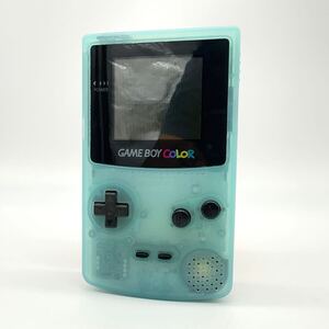 【レア物/極美品】任天堂 ニンテンドー ゲームボーイカラー 本体 アイスブルー トイザらス限定 Nintendo GAMEBOY COLOR GBC 動作確認済み