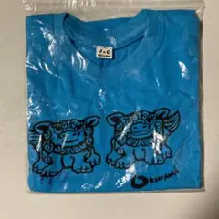 J&C Okinawa シーサー Tシャツ 青