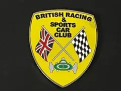 BRSCC ブリティッシュ レーシング スポーツ グリルバッジ カーバッジ