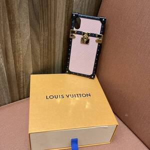 LOUIS VUITTON ルイヴィトン エピ 小物 アイトランク iPhoneX iPhoneXSケース 箱 スマホケース iPhoneケース ブランド おしゃれ