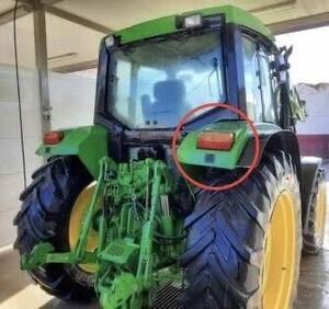 John Deere トラクター　6000シリーズ,6010シリーズ テールランプ2個セット　johnDeere