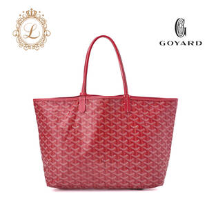 GOYARD【ゴヤール】サン・ルイPM トートバッグ コーティングキャンバス 赤（シルバー金具） レディース バッグ メンズ ショルダーバッグ レ