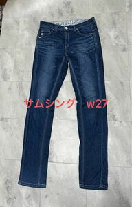 SOMETHING　NEO サムシングネオ SS306 ストレッチスキニー デニムパンツ W27 ソフトデニム　 ジーンズ