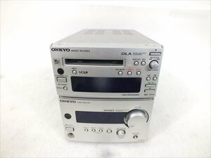 ♪ ONKYO オンキョー MD-101A R-801A コンポ本体 現状品 中古 240511E3110