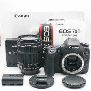 新品級 キヤノン EOS 70D レンズキット シャッター回数5656回以下！