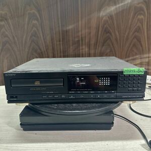 MYM9-863 激安 CDプレーヤー SONY CDP-V750 COMPACT DISC PLAYER 通電OK 中古現状品 ※3回再出品で処分