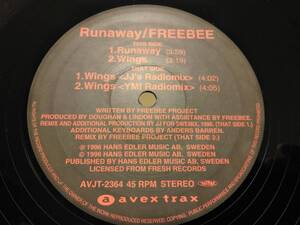 ※FREEBEE / RUNAWAY - WINGS アナログ