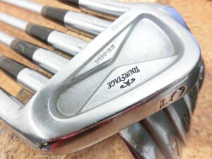 飯合肇モデル♪BRIDGESTONE TOURSTAGE 55-HM FORGED / 5～9.P アイアン 6本 スチールシャフト PRECISION RIFLE FLEX-FCM 6.5 中古品♪Y0174