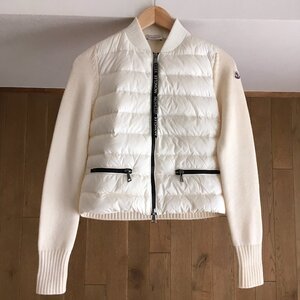 即決 美品 国内正規品 MONCLERモンクレール ダウンジャケット MAGLIONE TRICOT CARDIGAN　XS TM