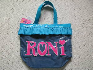 RONI 新品　ロゴ入りビニールバッグ　