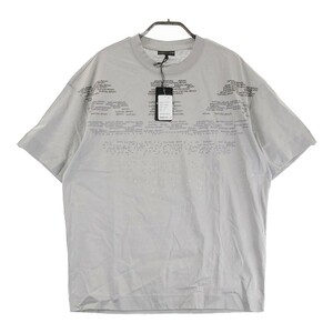 【新品】EMPORIO ARMANI エンポリオ アルマーニ 半袖Tシャツ BIGイーグルロゴ グレー系 M [240101235105] メンズ