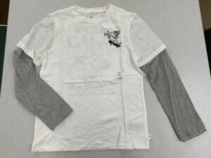 ■ＧＡＰ■新品■120■ギャップ■切り替え■恐竜■スケボー■人気ロングＴシャツ■ロンＴ■ＵＳＡ■1-1