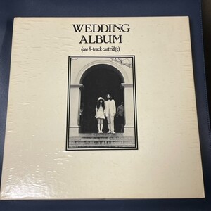 8トラック・カートリッジ John Lennon & Yoko Ono/ Wedding Album ジョン・レノン/ウェディング・アルバム【グッズ完品】【USオリジナル】