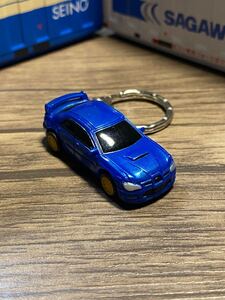 ●◎スバル インプレッサ WRX 鷹目 キーホルダー◎●カーアクセサリー ミニカー ハンドメイド 加工品 雑貨