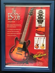 ☆ 1990年代 Gibson ES-336 オリジナル広告☆