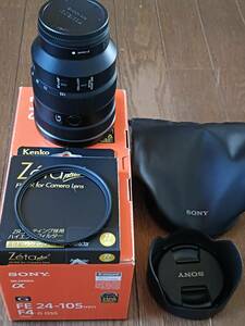 美品　Sony FE 24-105mm F4 G OSS SEL24105G　ケンコー　プロテクターフィルター付属