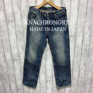 ANACHRONORM ユーズド加工ペインターデニム！日本製！