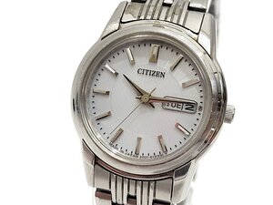 ★CITIZEN　シチズン　ソーラー腕時計　E001-S091896　エコドライブ　デイデイト　稼働品 中古★003196