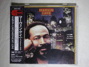 『Marvin Gaye/Midnight Love+1(1982)』(1991年発売,SRCS-6128,廃盤,国内盤帯付,歌詞対訳付,Sexual Healing,