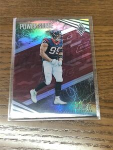 2017 Panini Phoenix Power Surge Red #ps-3 j j watt Texans /299