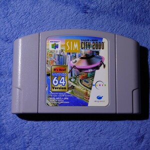 SIM CITY 2000 Nintendo 64 任天堂 ニンテンドー シムシティ NUS-NS2J-JPN 006 カセット cassette MAXIS imagineer シュミレーション