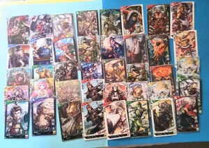 ☆即決での出品　三国志大戦 スマートフォン向けゲームアプリカード 40枚セット　APP 　Application　smartphone　card GAMES　quarante　