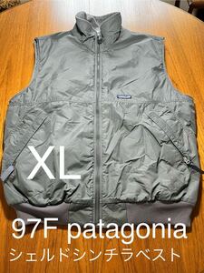 貴重！パタゴニア シェルドシンチラベスト　XL patagonia ヴィンテージ