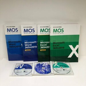 ユーキャン MOS合格対策講座 Microsoft Excel/Word 365＆2019 テキスト 4冊 CD 3枚 240716SK250373