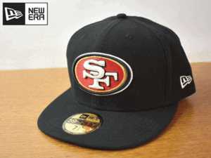 K221《未使用品》NEW ERA ニューエラ 59FIFTY【7-1/2 - 59.6cm】SAN FRANCISCO 49ers NFL フラット 帽子 キャップ USモデル