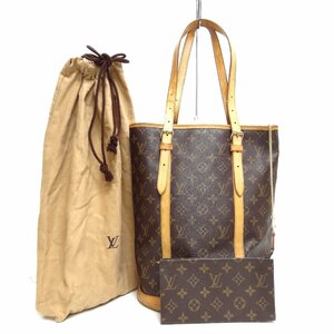 【1円スタート】LOUIS VUITTON ルイヴィトン モノグラム バケットGM M42236 ベタつき無し ショルダートート トートバッグ バケツ型☆P