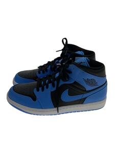 NIKE◆AIR JORDAN 1 MID_エア ジョーダン 1 ミッド/28.5cm/BLU