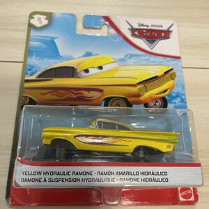 マテル カーズ CARS MATTEL イエロー ハイドロ ラモーン YELLOW HYDRAULIC RAMONE ミニカー キャラクターカー ハイドロリック 黄色