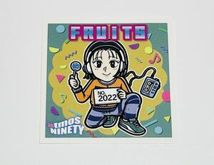 atmos FRUiTS ノーマル シール 即決 9090 アトモス ビックリマン ラーメンラリー