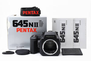 ★極上品・ほぼ未使用★ PENTAX 645NII Body ペンタックス 中判フィルムカメラ 6x45 オートフォーカス ボディ 645N2 元箱付き #529