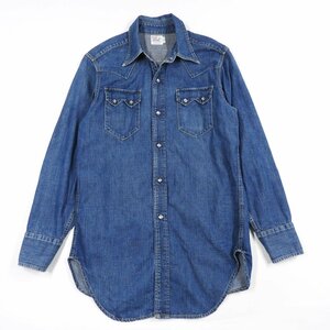 LEVIS リーバイス ショートホーン デニムウエスタンシャツ 復刻 size 40 #27920 レプリカ アメカジ 日本製