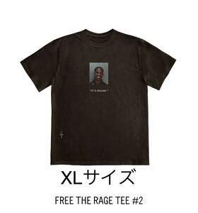 Travis Scott 逮捕 Tシャツ FREE THE RAGE TEE