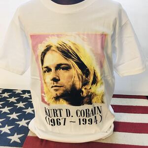 90年代バンド　ニルヴァーナ　Nirvana カートコバーン　L バンドTシャツ　ロックTシャツ .