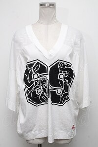 Vivienne Westwood / FOOTBALL Tシャツ 00 白 S-24-10-30-025-ts-AS-ZS