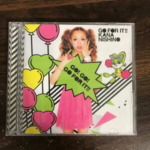 B480 帯付 中古CD100円 西野カナ GO FOR IT!!(初回生産限定盤)(DVD付)