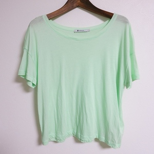 #snc ティーバイアレキサンダーワン Tby ALEXANDER WANG Tシャツ S 緑系 半袖 レディース [655278]